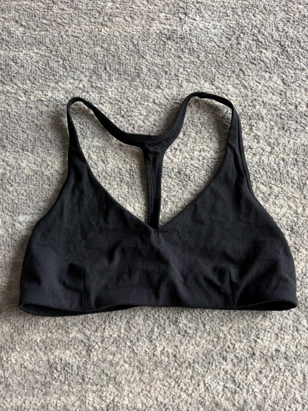 LULULEMON BLACK SPORTS BRA TOP 4 S